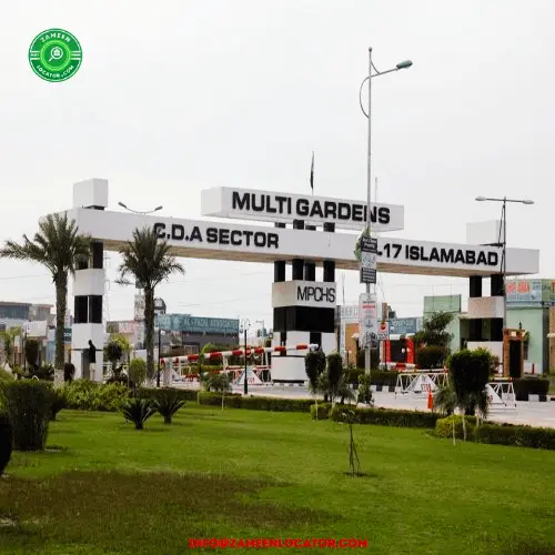 B 17 Islamabad Map, Explore A and B Block Maps