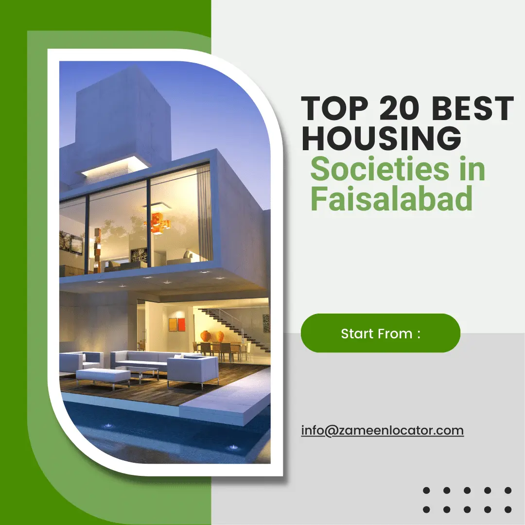 Top 20 Best Housing Societies in Faisalabad