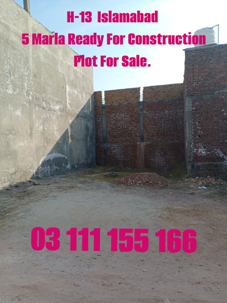 H 13 Islamabad 5 Marla Plot for sale-2